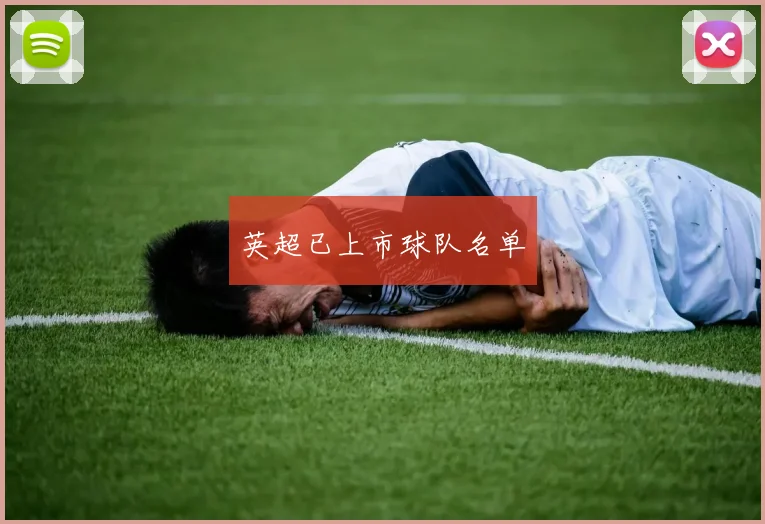 英超已上市球队名单